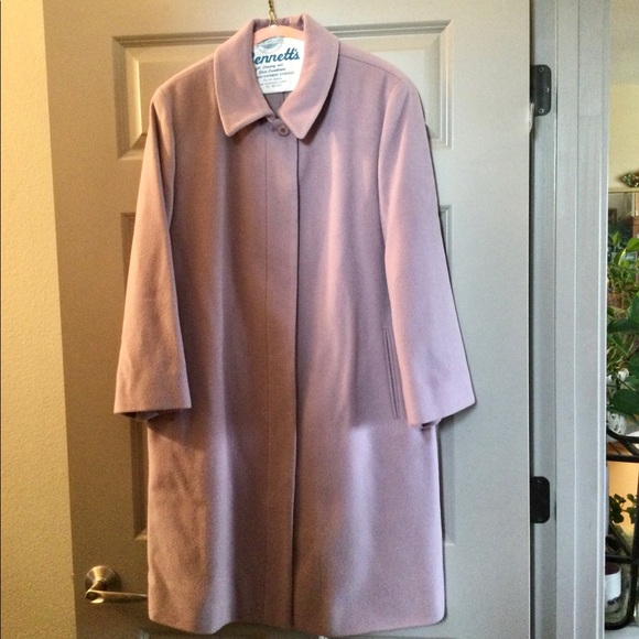 Vintage Harve Benard 100% Wool coat fully lined in new condition. Lilac, Sz 14. - Picture 1 of 9